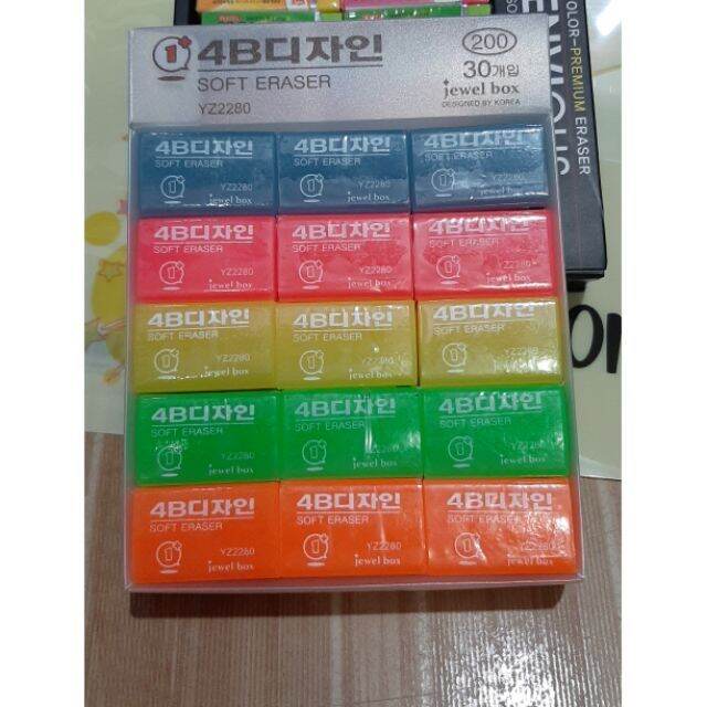 10 cục gôm mầu tẩy sạch