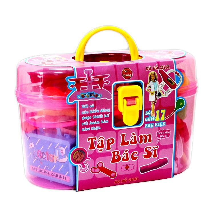Bộ đồ chơi tập làm bác sĩ cho bé. hàng việt nam chất lượng cao 17 món