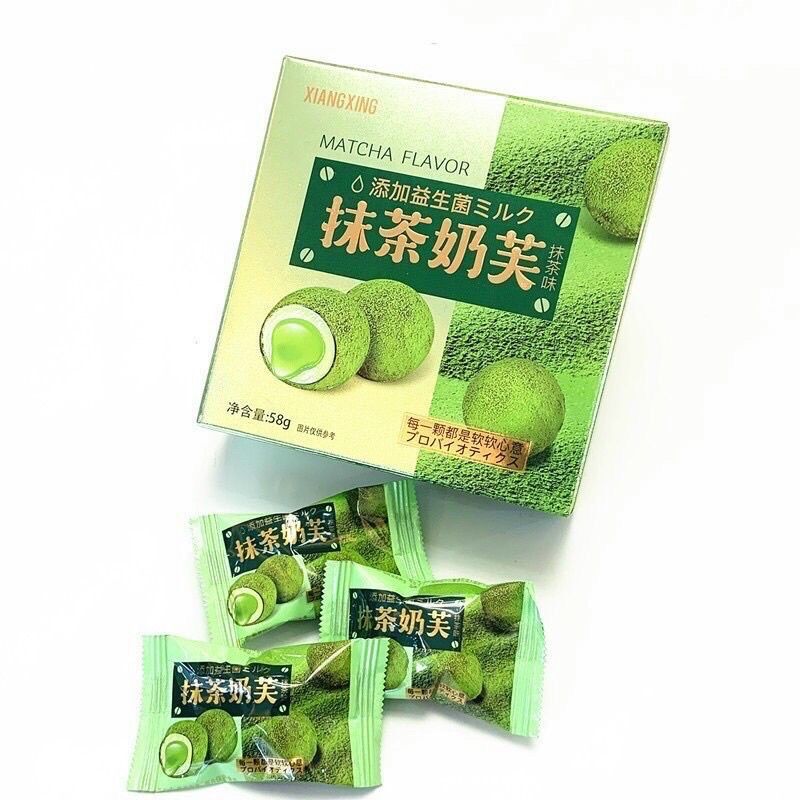 [HCM]Kẹo trà sữa trân châu trà xanh