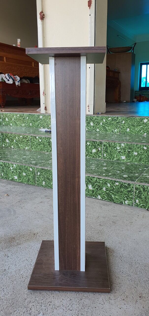 Chân loa bằng gỗ cao 65cm màu óc chó ( 1 cặp)