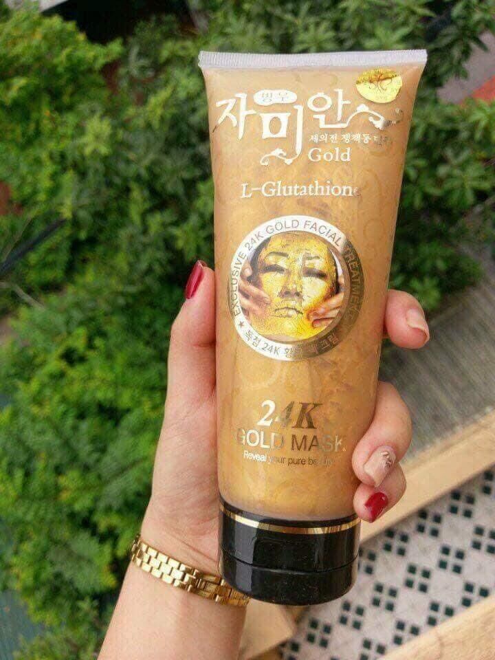 Mặt nạ vàng 24k gold mask