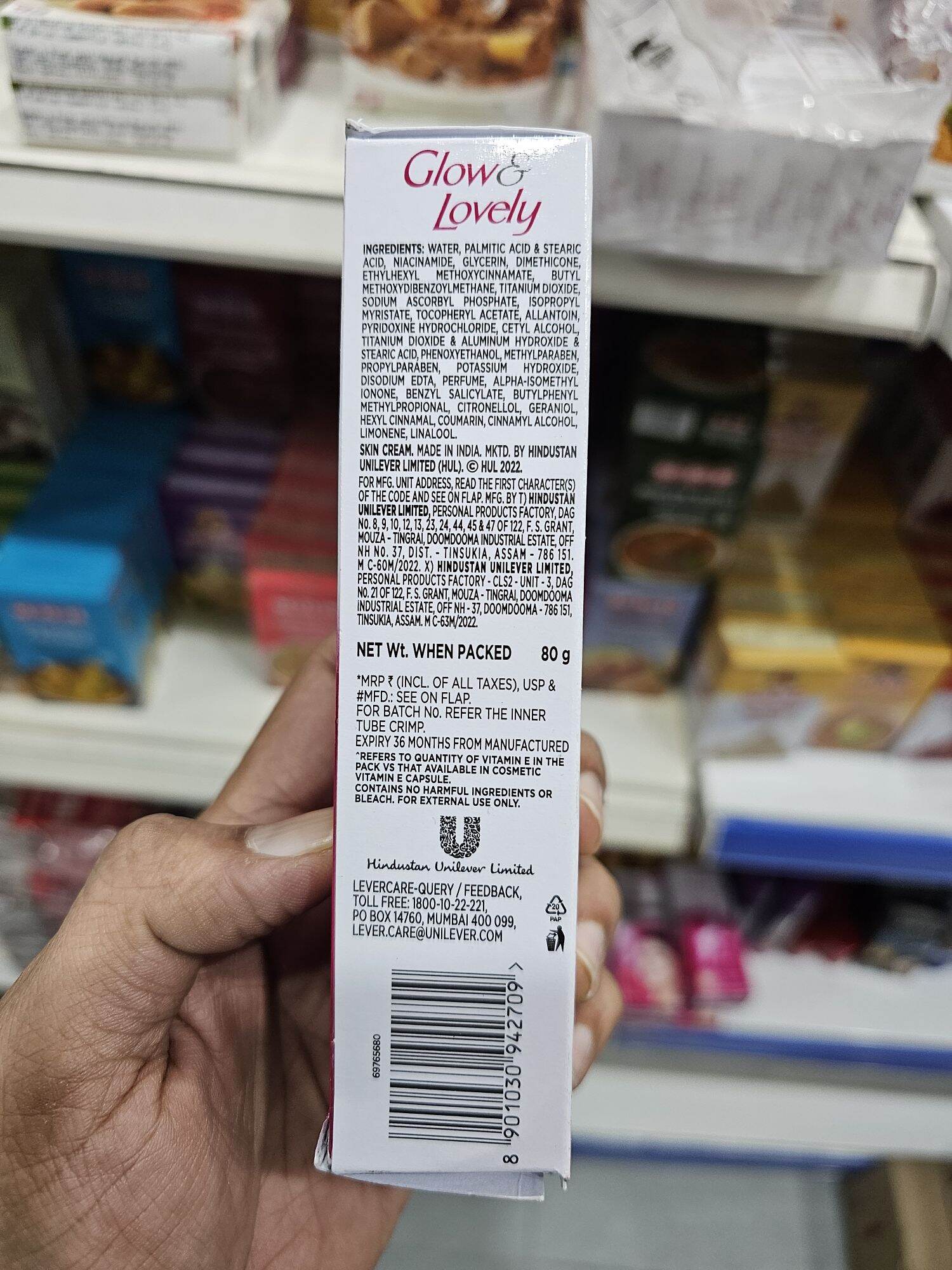 Fair & lovely vitamin original formula 50g/80g/110g