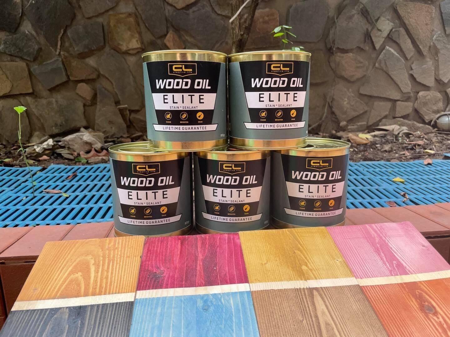 Dầu lau gỗ Wood Oil Elite - gốc dầu [Creative Life VietNam]