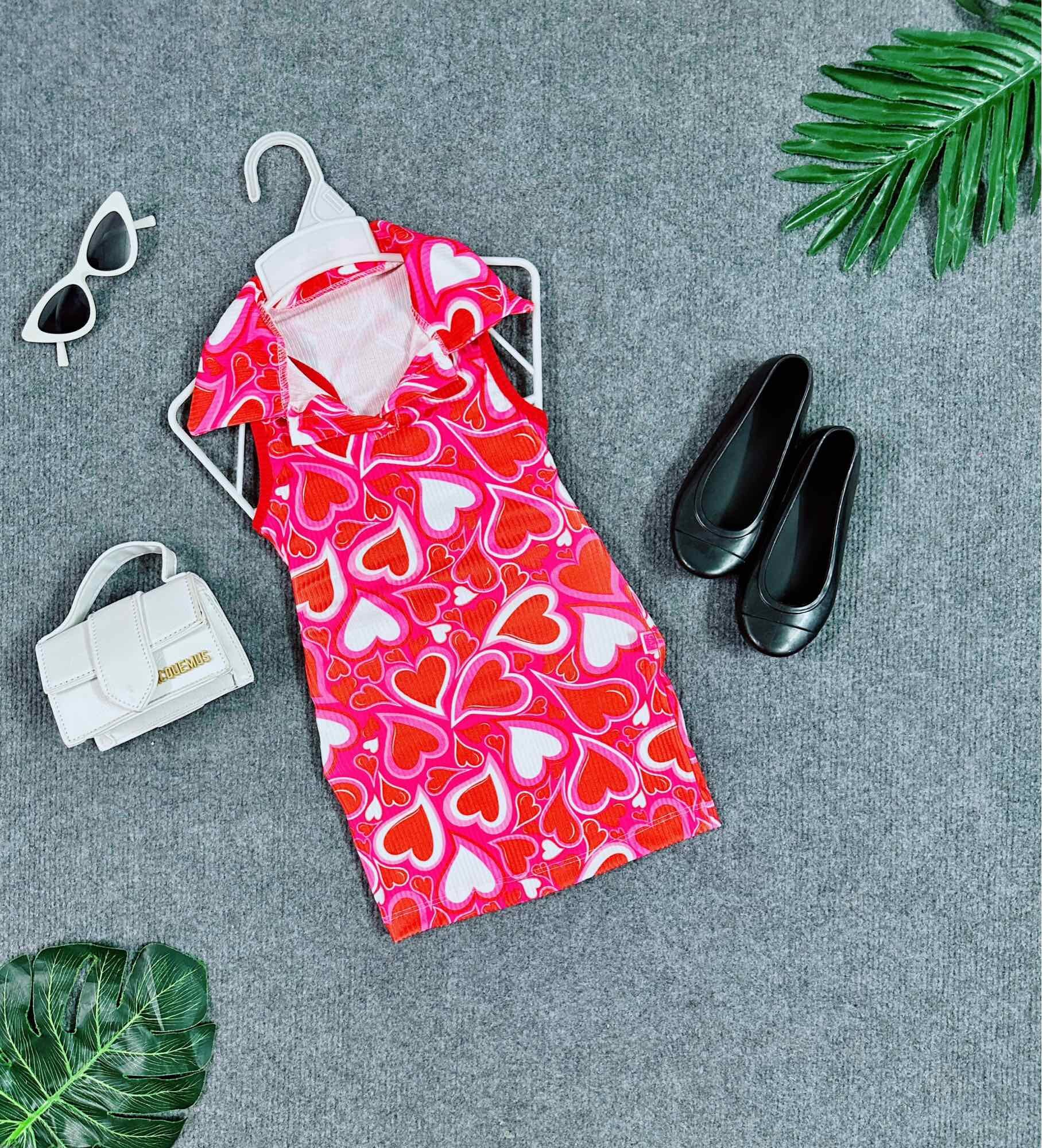Đầm Body 2 Màu Xinh Bé Gái