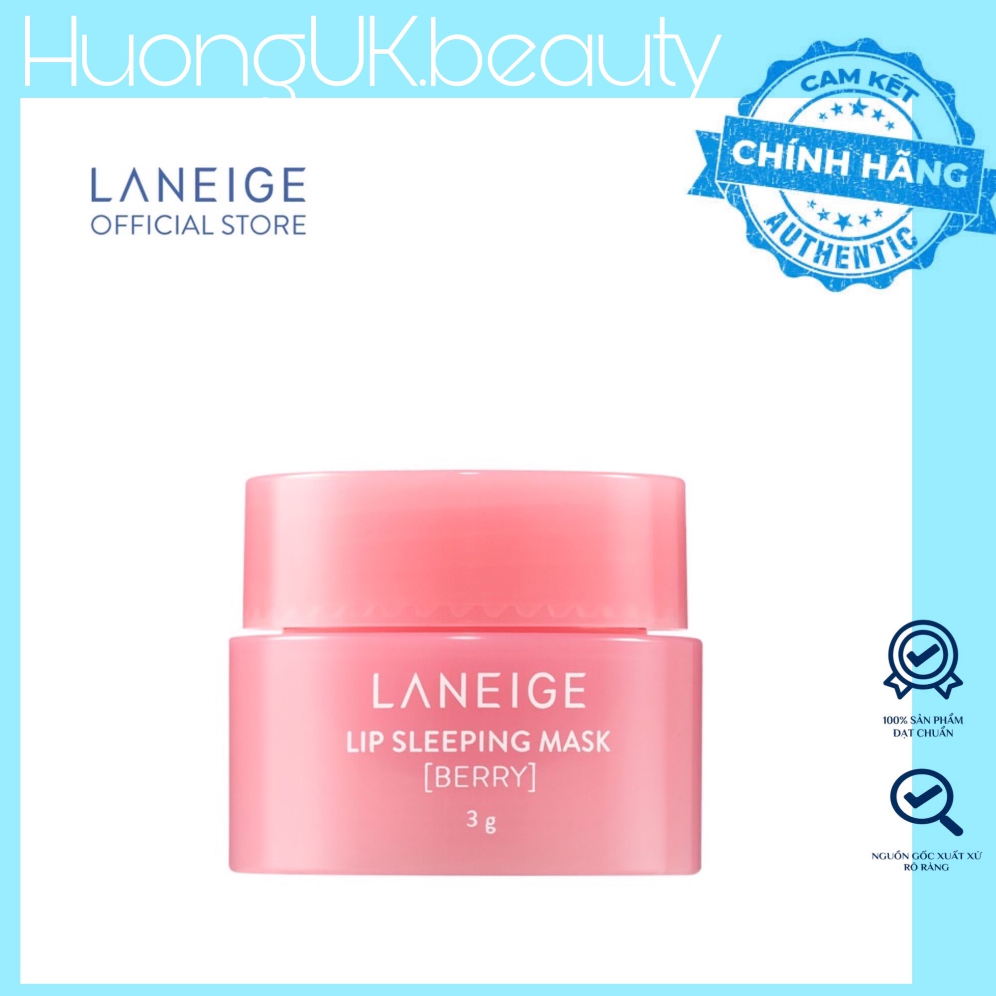Ủ môi mini Laniege Lip sleeping mask Berry 3g