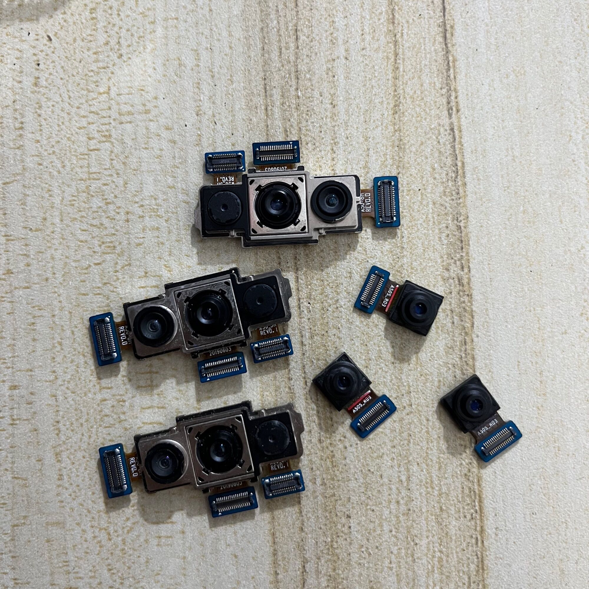 Camera trước + sau samsung a50s zin hàng cao cấp