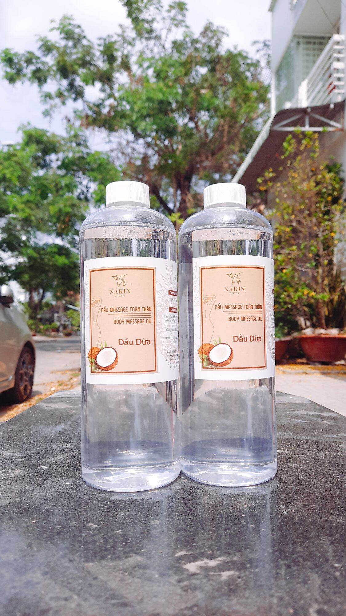 DẦU DỪA ÉP LẠNH MASSAGE TOÀN THÂN 1000ML