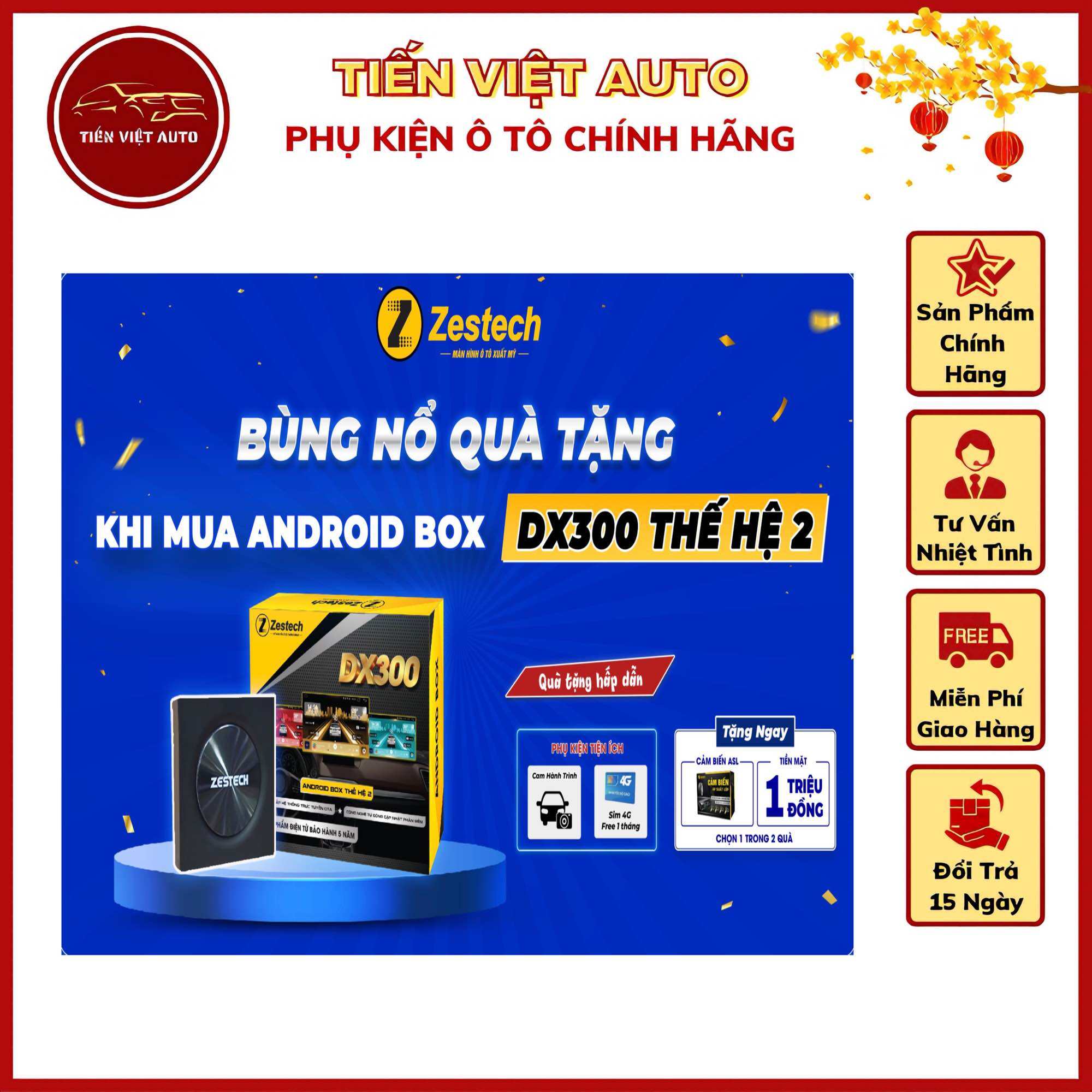 Android box Zestech DX300 PLUS model 2024, android 13, chip sm6225