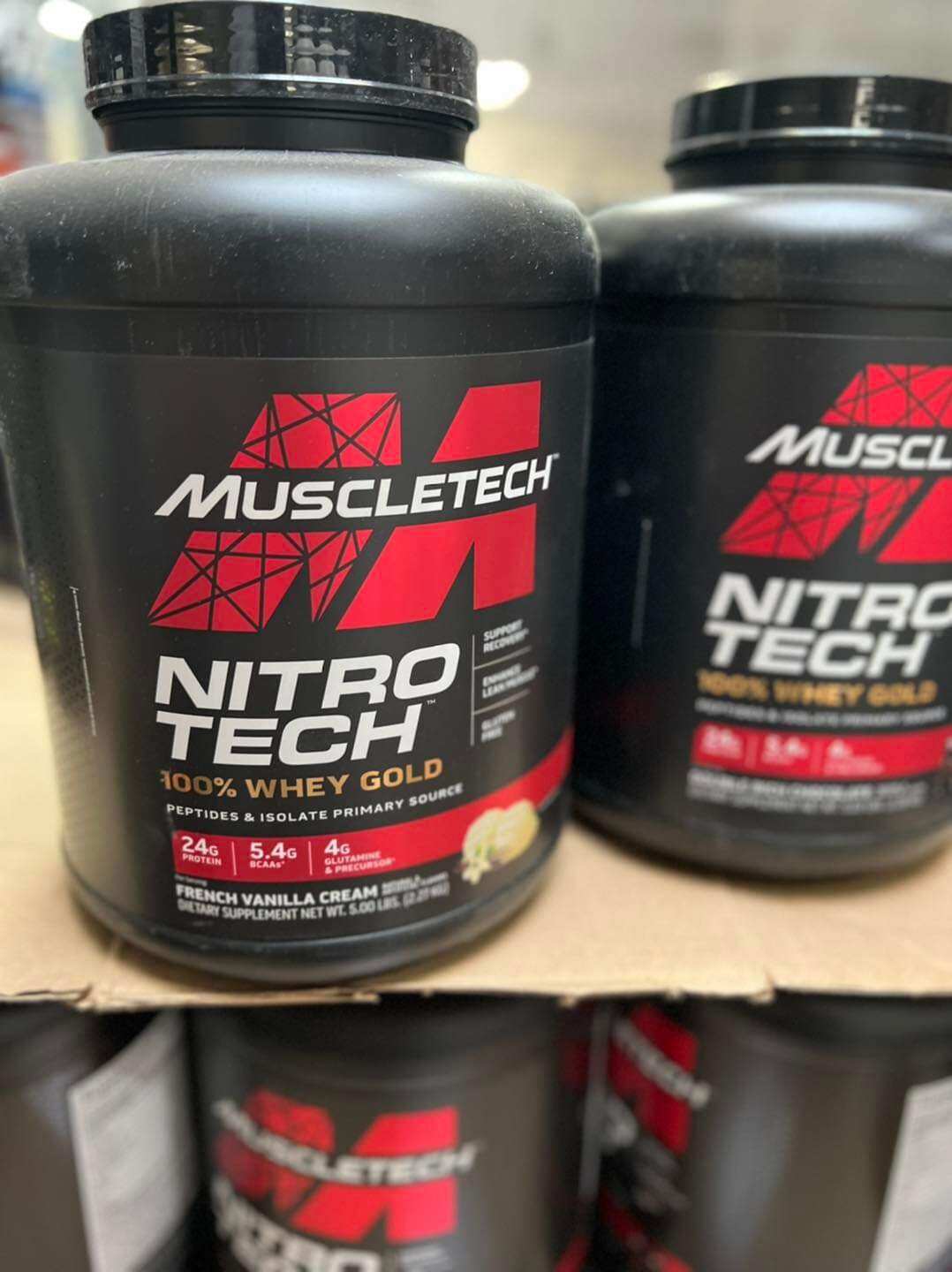 MUSCLETECH NITRO TECH WHEY GOLD 100% PROTEIN TĂNG CƠ 5LBS