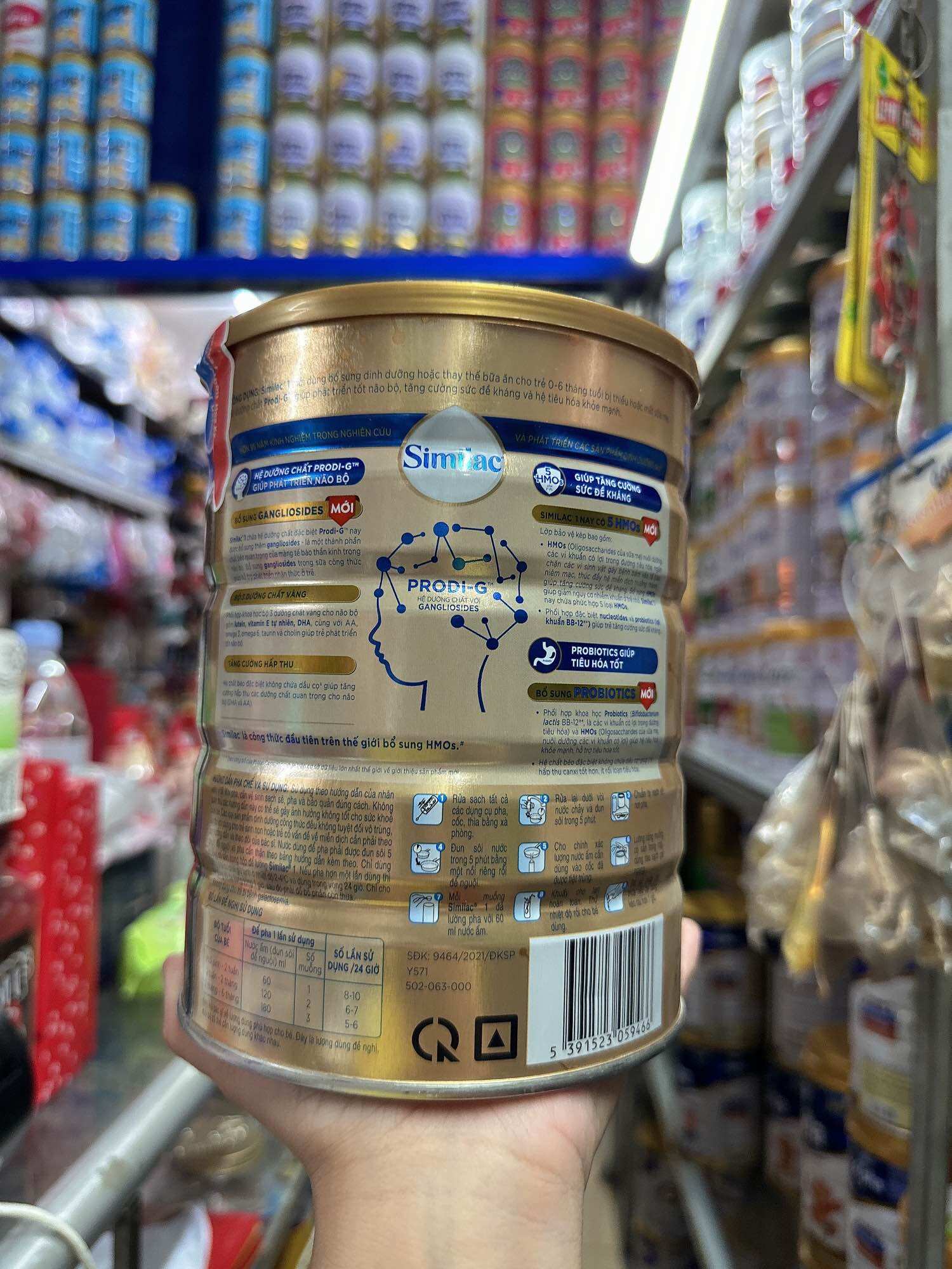 Sữa bột Similac 5HMO 0+ 900g (cho bé 0-12 tháng)