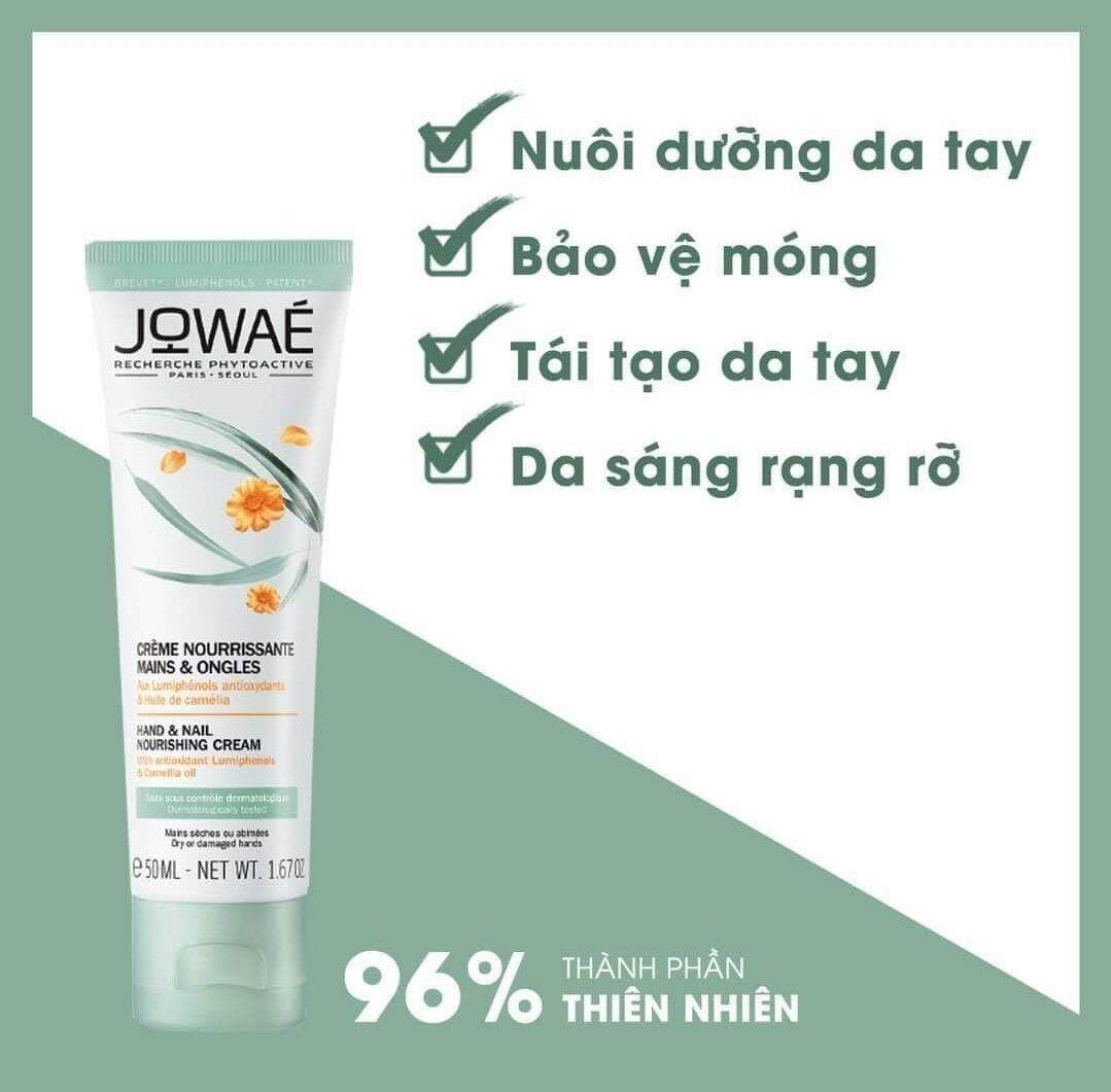 Kem dưỡng da tay và móng Hand and nail nourishing cream Jowae 50ml