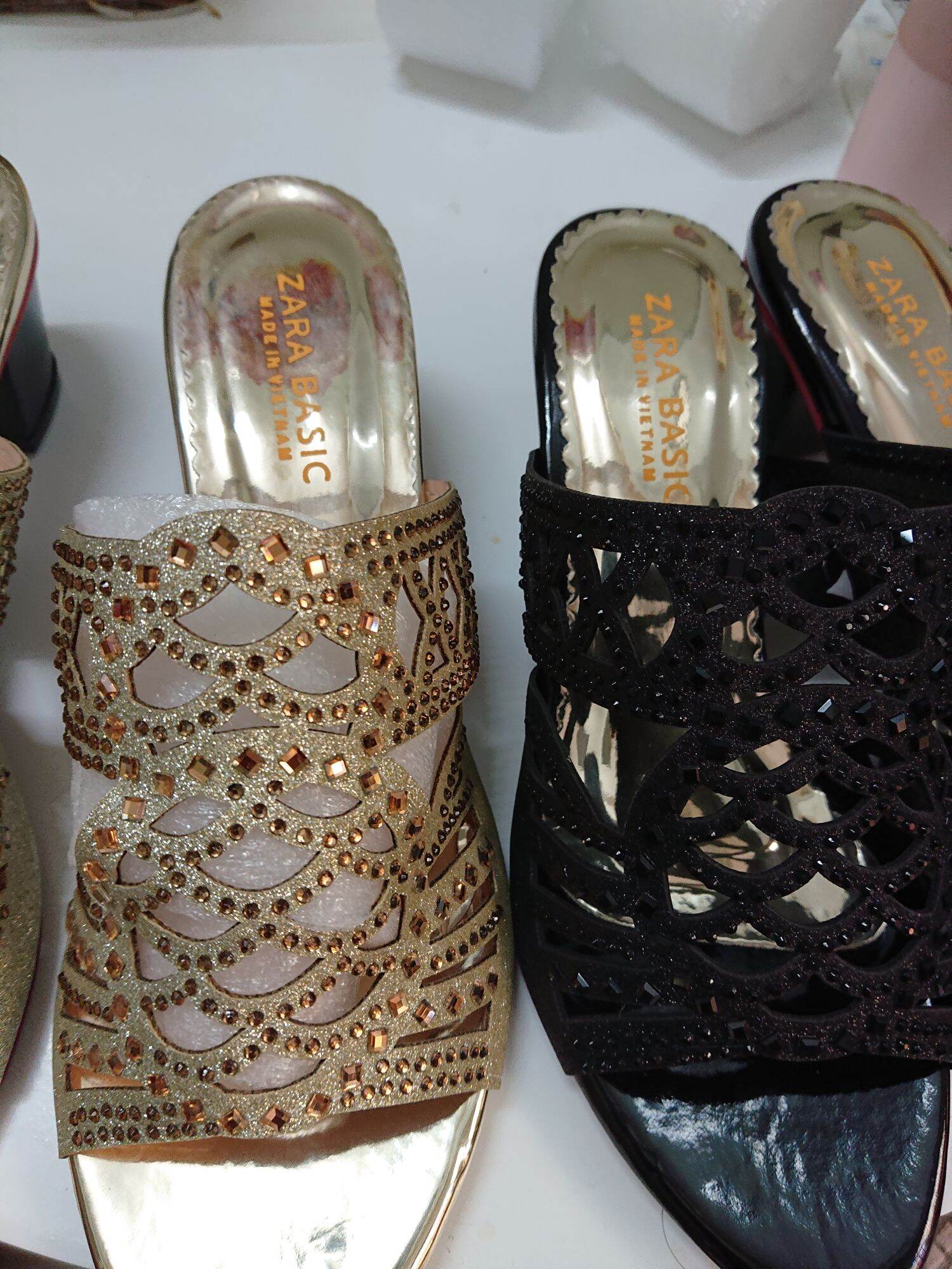 Dép guốc số lớn big size 38-43 gót 5p