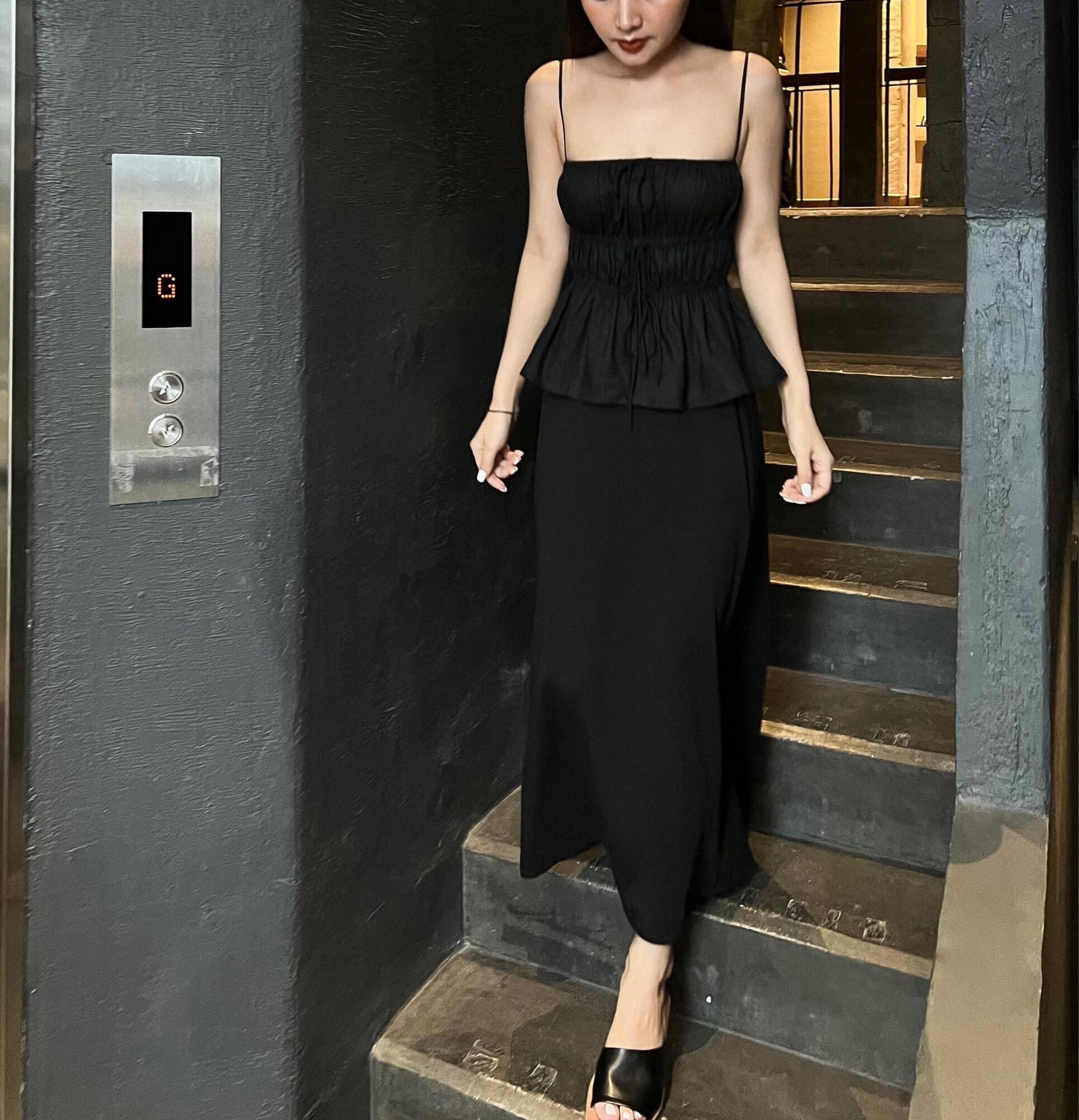 Char Skirt - Chân Váy Thun Cotton