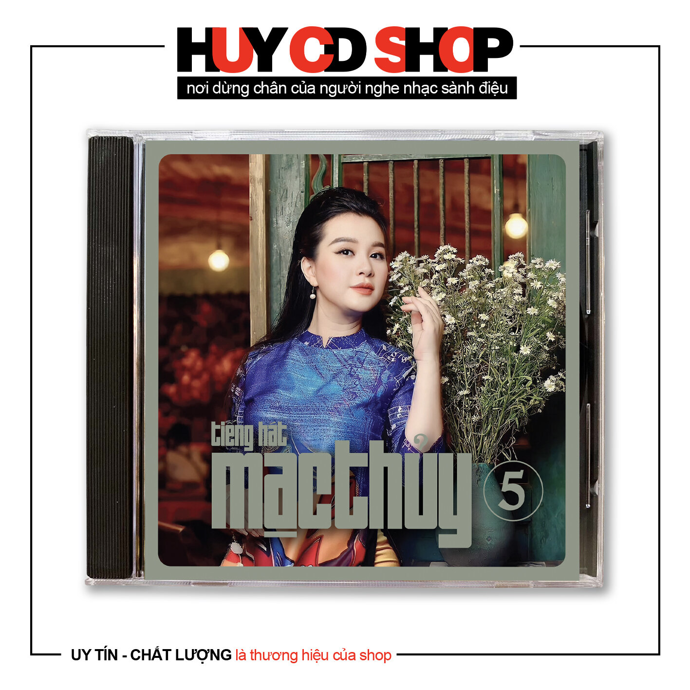 Đĩa cd mạc thuỷ vol 5 nhạc vàng bolero đĩa lòng trắng chất lượng cao âm thanh chuẩn huy cd shop