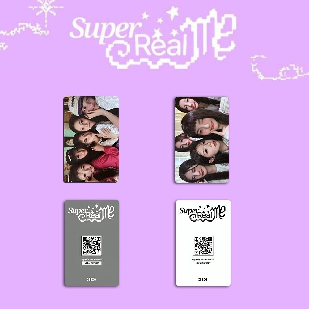 ILLIT Album Super Real Me K4 GS25 Soundwave POB Exclusive Collectible Card Entertainment Celebrity Collectibles