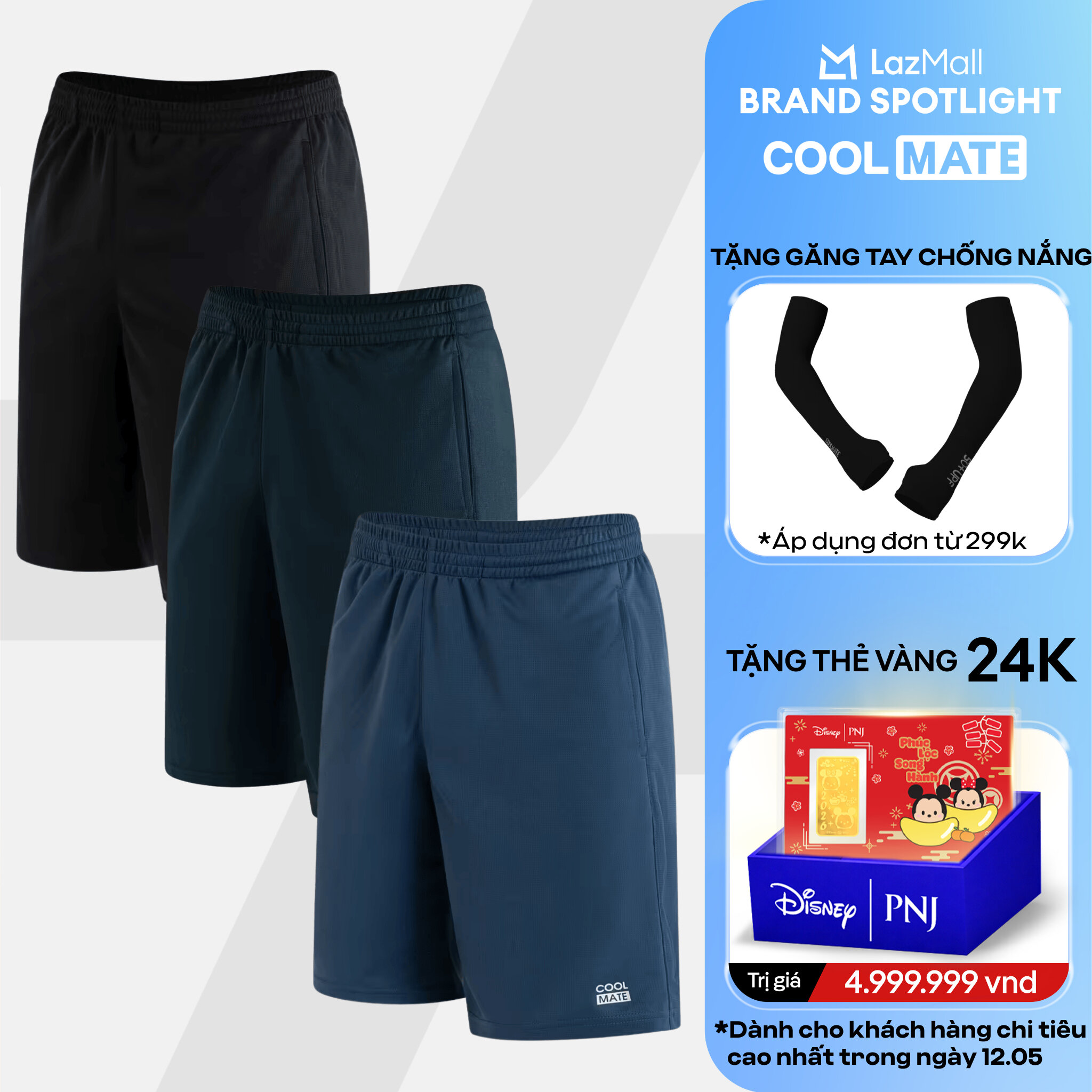 [DUY NHẤT 12.05 TẶNG QUÀ ĐƠN TỪ 299K]Combo 03 Quần thể thao nam ProMax-S1, quần tập Gym, chạy bộ , Pickleball, Tennis thoáng khí, thấm hút tốt - Coolmate