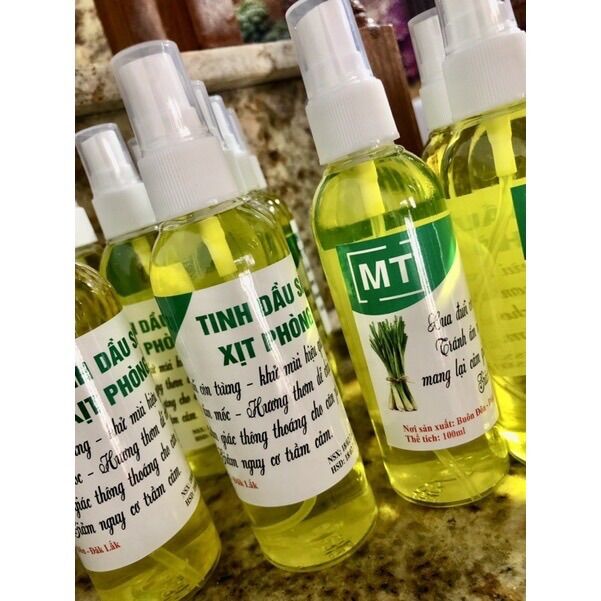 Xịt Thơm Phòng Hương Sả 100ml siêu thơm