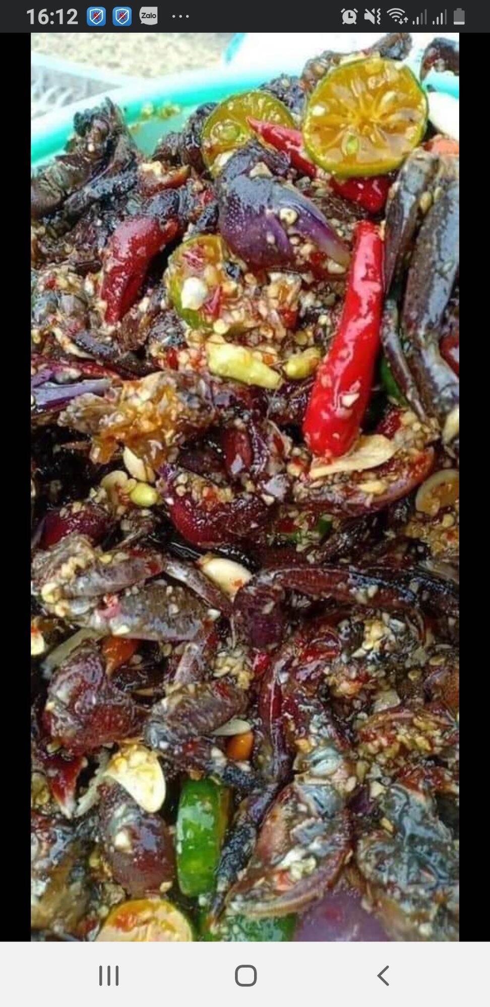 1kg Ba khía Trộn tắc đường