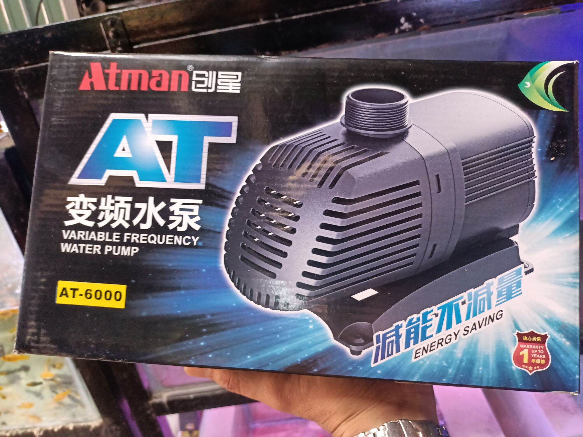 MÁY BƠM HỒ CÁ , MÁY BƠM CHÌM ATMAN 6000 (45w) , MÁY BƠM NƯỚC , ATMAN