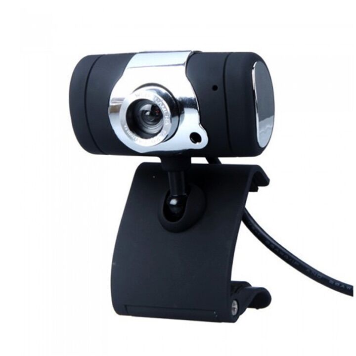 Webcam Xoay Có Đèn Led Kèm Micro Tiện Dụng