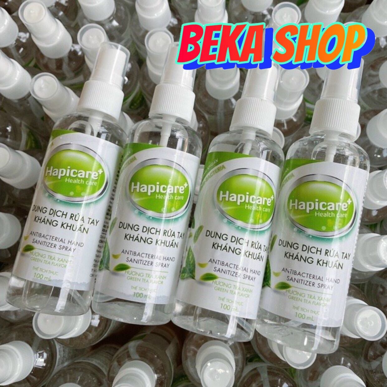 Dung Dịch Rửa Tay Sát Khuẩn HAPICARE Chai Xịt 100ml