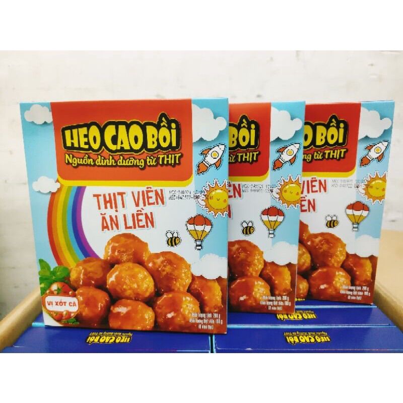 Thịt Heo Viên Cao Bồi Xốt Cà 200G
