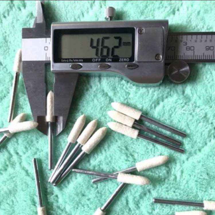 Trục nỉ nhọn đánh bóng 4mm cán 3mm