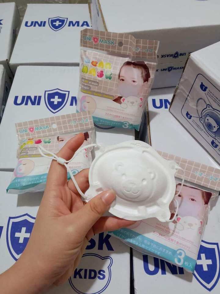 [Nhập RS0722 giảm 30k cho đơn 99k]khẩu trang gấu trẻ 0-1 tuổi