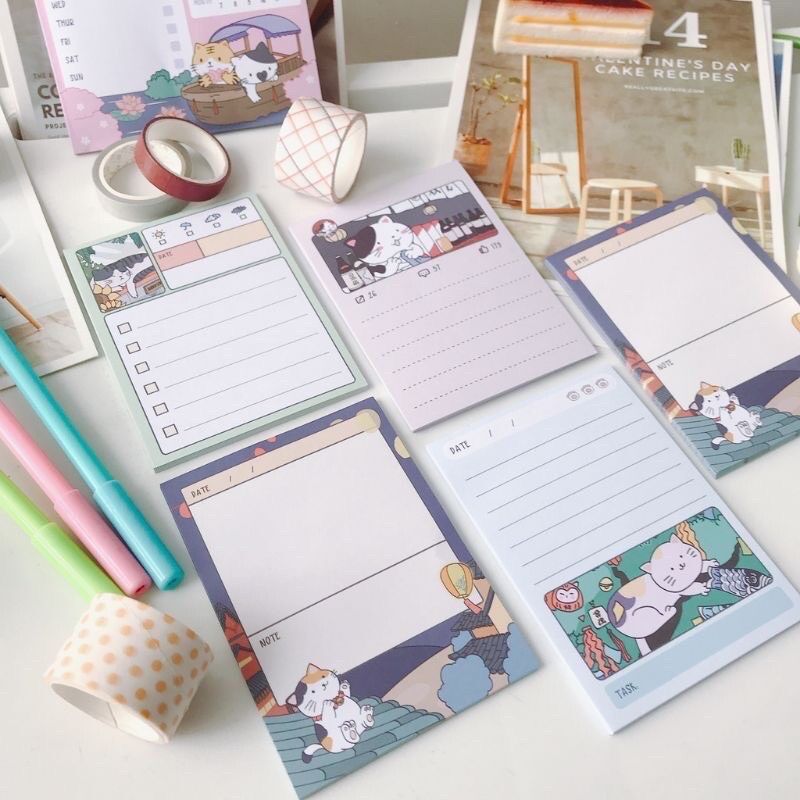 Giấy note 30 trang dễ thương