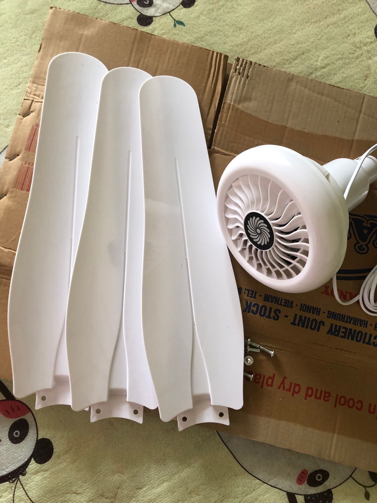 Quạt Trần Mini 3 Cánh Sải 1050mm  Chạy Cực Êm (hàng đã được test 100% )