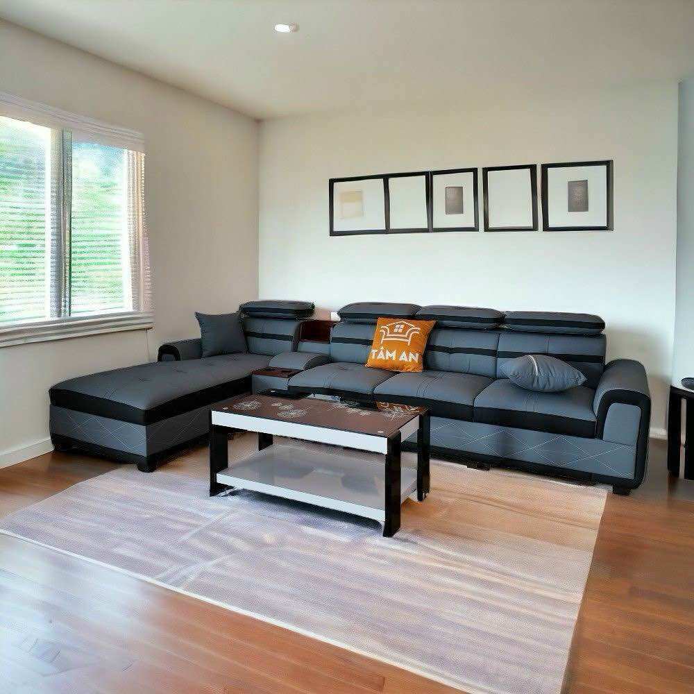 Sofa Góc Da cao cấp cho phòng khách