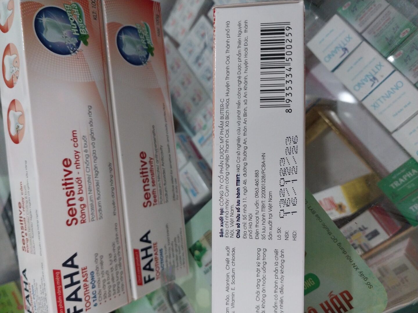 Kem Đánh răng giảm ê buốt FAHA