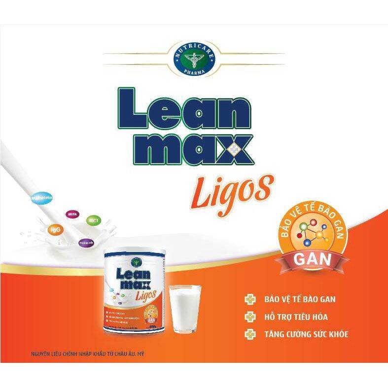 Sữa bột dinh dưỡng LEAN max Ligos cho người bệnh gan