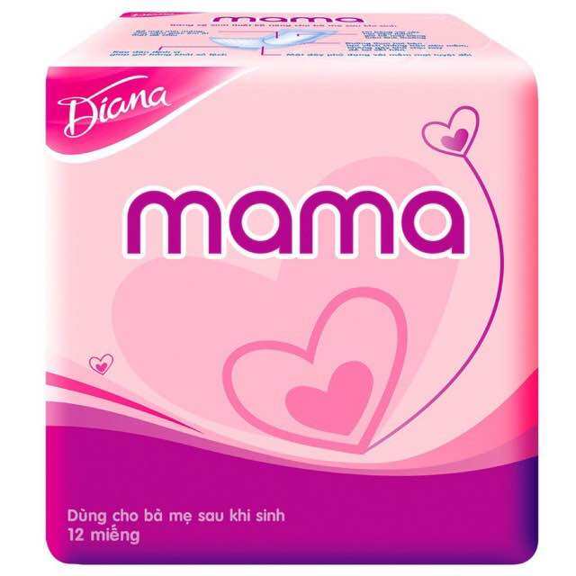 Bỉm cho mẹ sau sinh Diana Mama 12 miếng