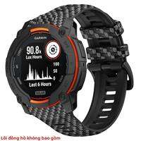 Dây Đeo Silicon In Họa Tiết Ngụy Trang Dành Cho Garmin Instinct 3 Dây Đeo Đồng Hồ Thân Thiện Với Môi Trường 22/26mm Tương Thích Với Các Mẫu 45mm/50mm