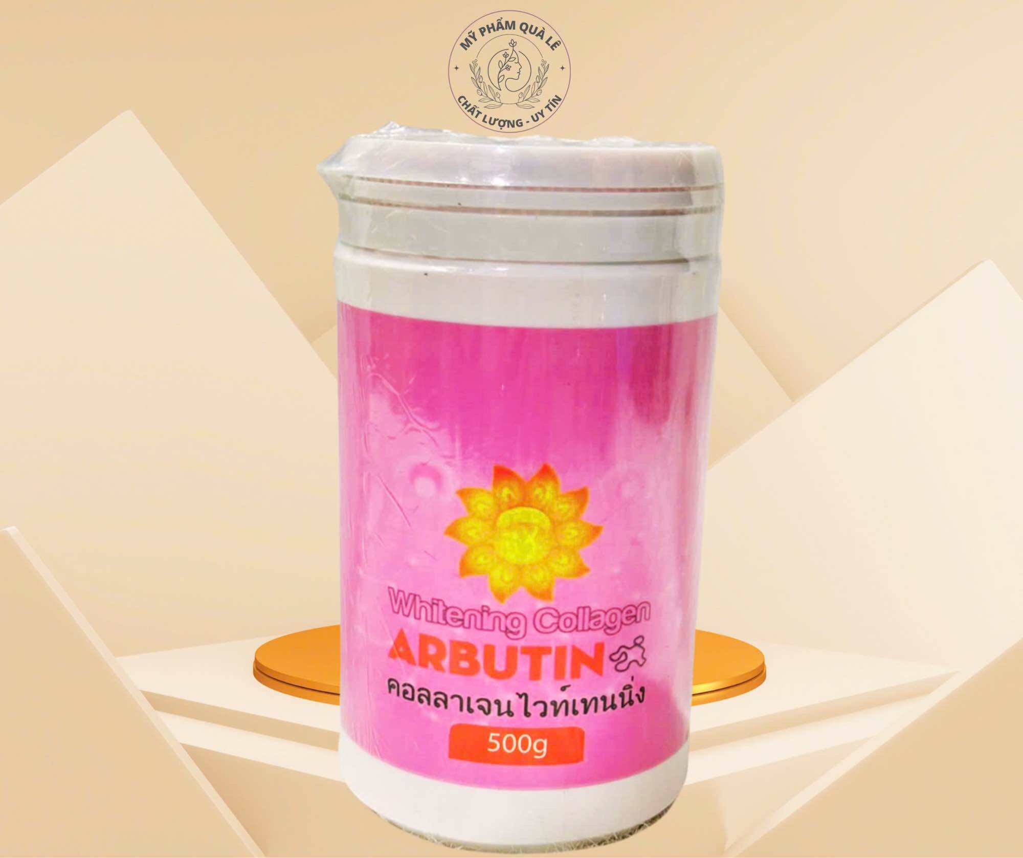 [Hoàn tiền 20%] hủ kem kích trắng arbutin 3c3 hủ lớn 500g hàng Thái Lan ( hủ màu Hồng)