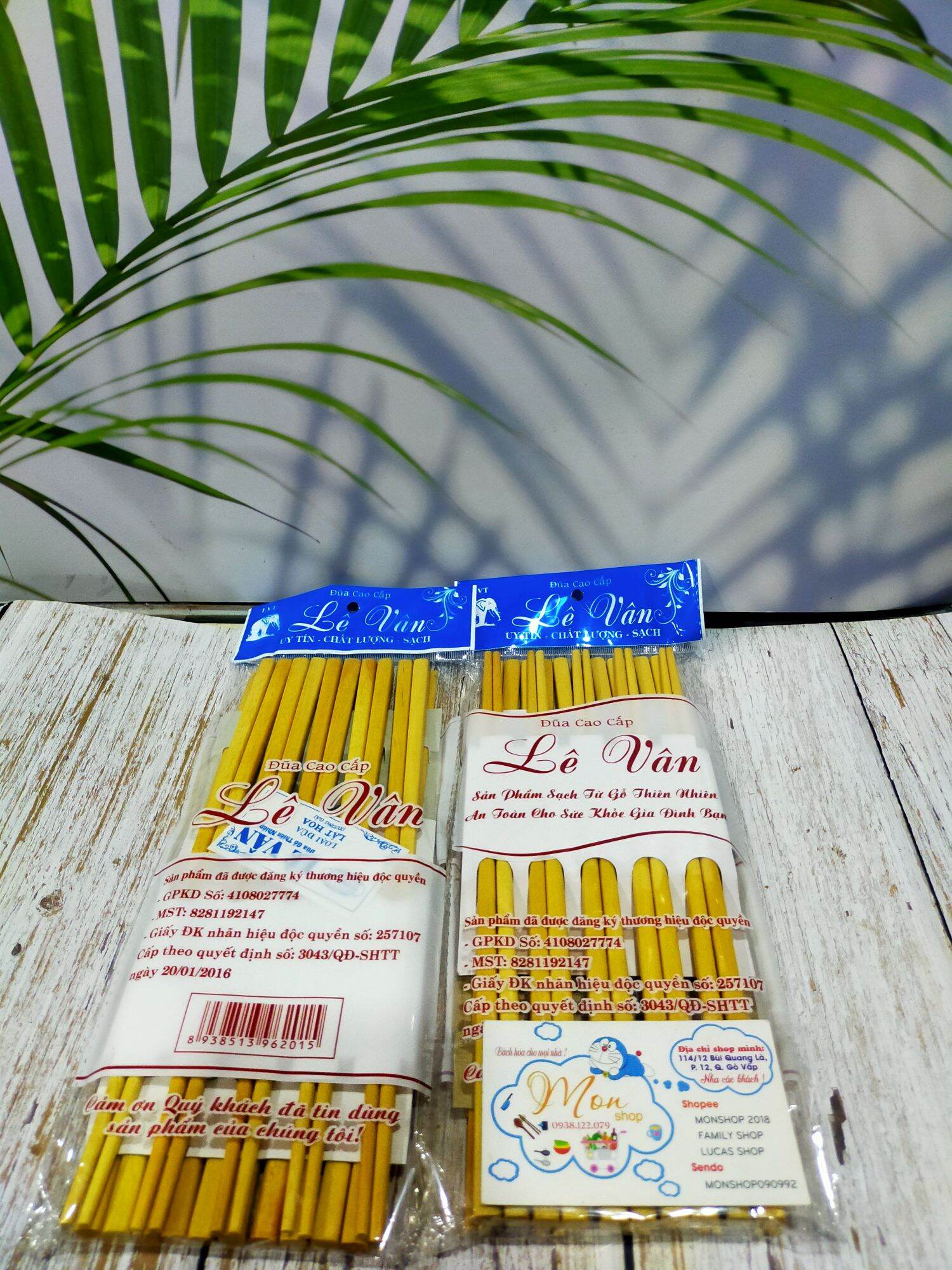COMBO 2 CHỤC ĐŨA GỖ CAO CẤP"LÊ VÂN" MS*036