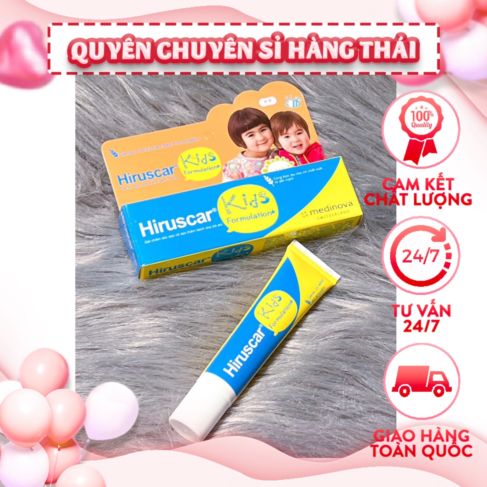 Kem bôi sẹo hiruscar kids thái lan