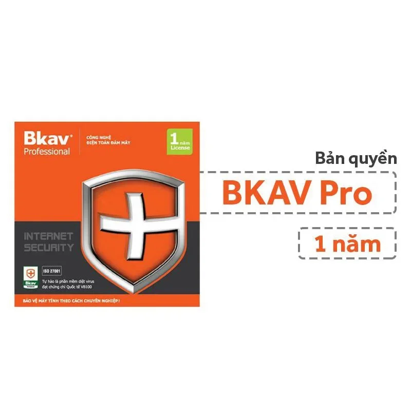 Phần mềm virus BKAV bản quyền 1 năm giá rẻ