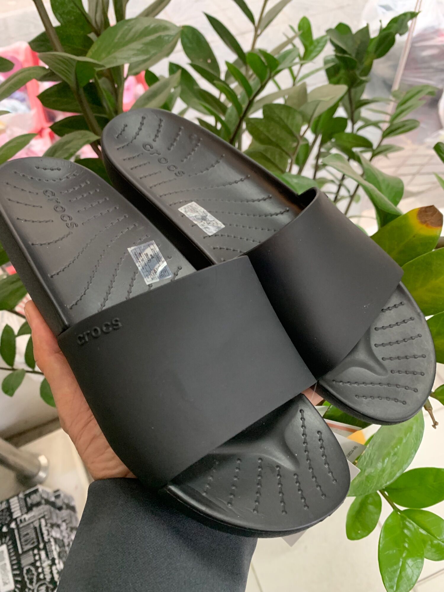 Dép Lê crocs chính hãng c.roc.s shoes xuất xịn, thời trang crocs Ninh dép đúc liền khối
