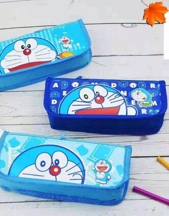Hộp bút vải 2 ngăn hình Doreamon