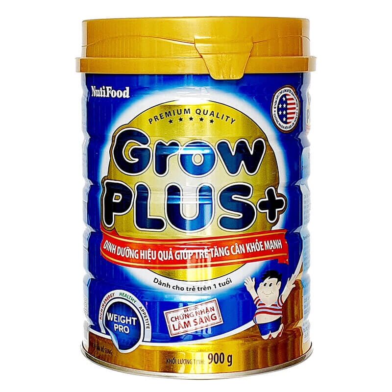 Sữa growplus xanh 900g mẫu mới
