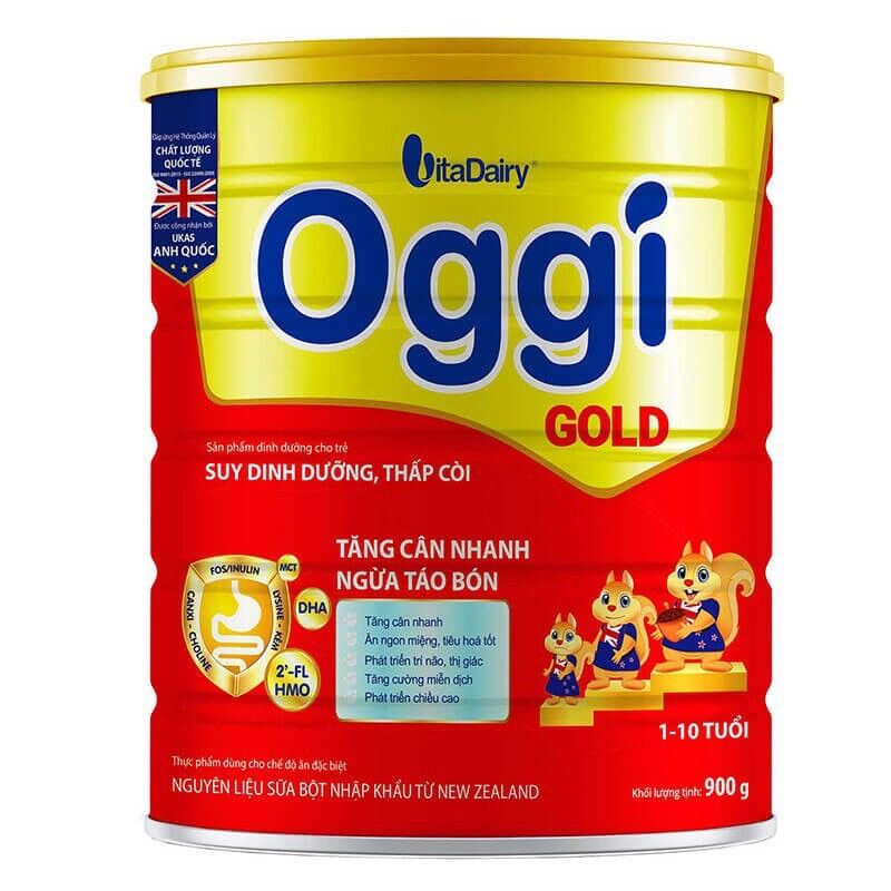 Combo 02 lon sữa bột oggi gold 900g có mã tích điểm