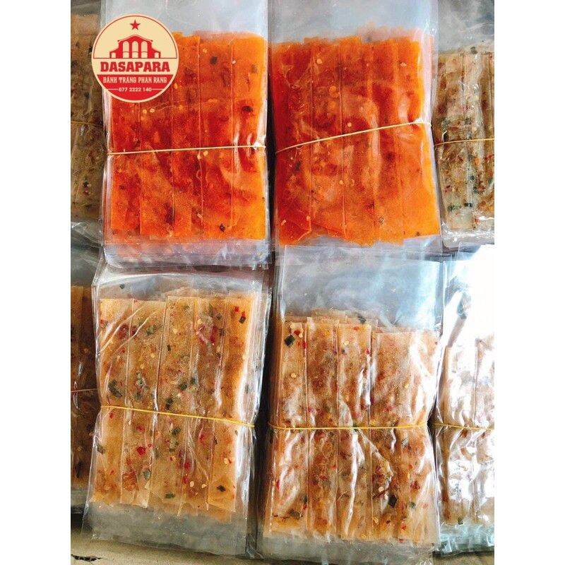 Bánh tráng dẻo cay cuộn hành phi