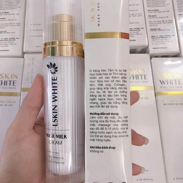 [Chính Hãng] LSKIN WHITE Ủ kén tằm – làm trắng sáng da hiệu quả.