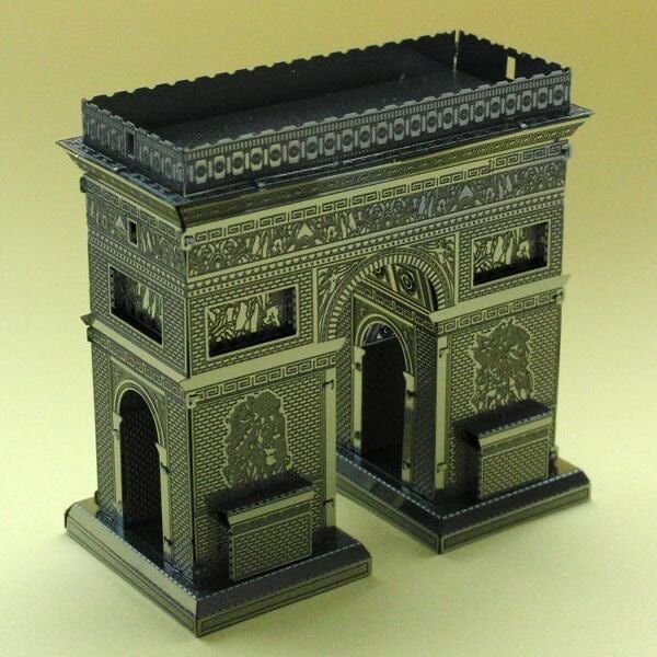 Mô hình 3D kim loại lắp ráp Khải Hoàn Môn - Paris Pháp  [ Chưa Lắp ]