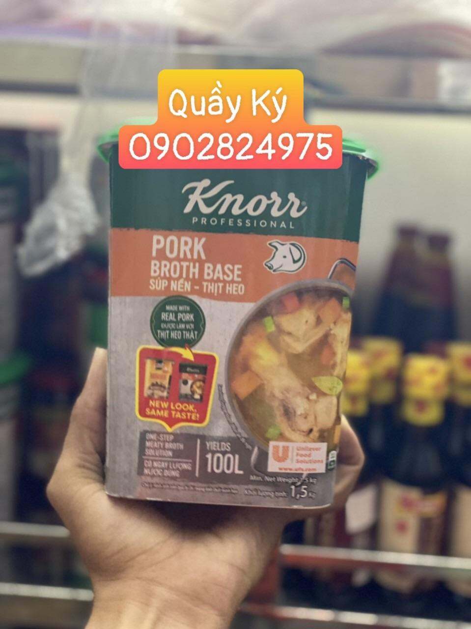 Súp Nền Thịt Heo Knorr 1.5kg