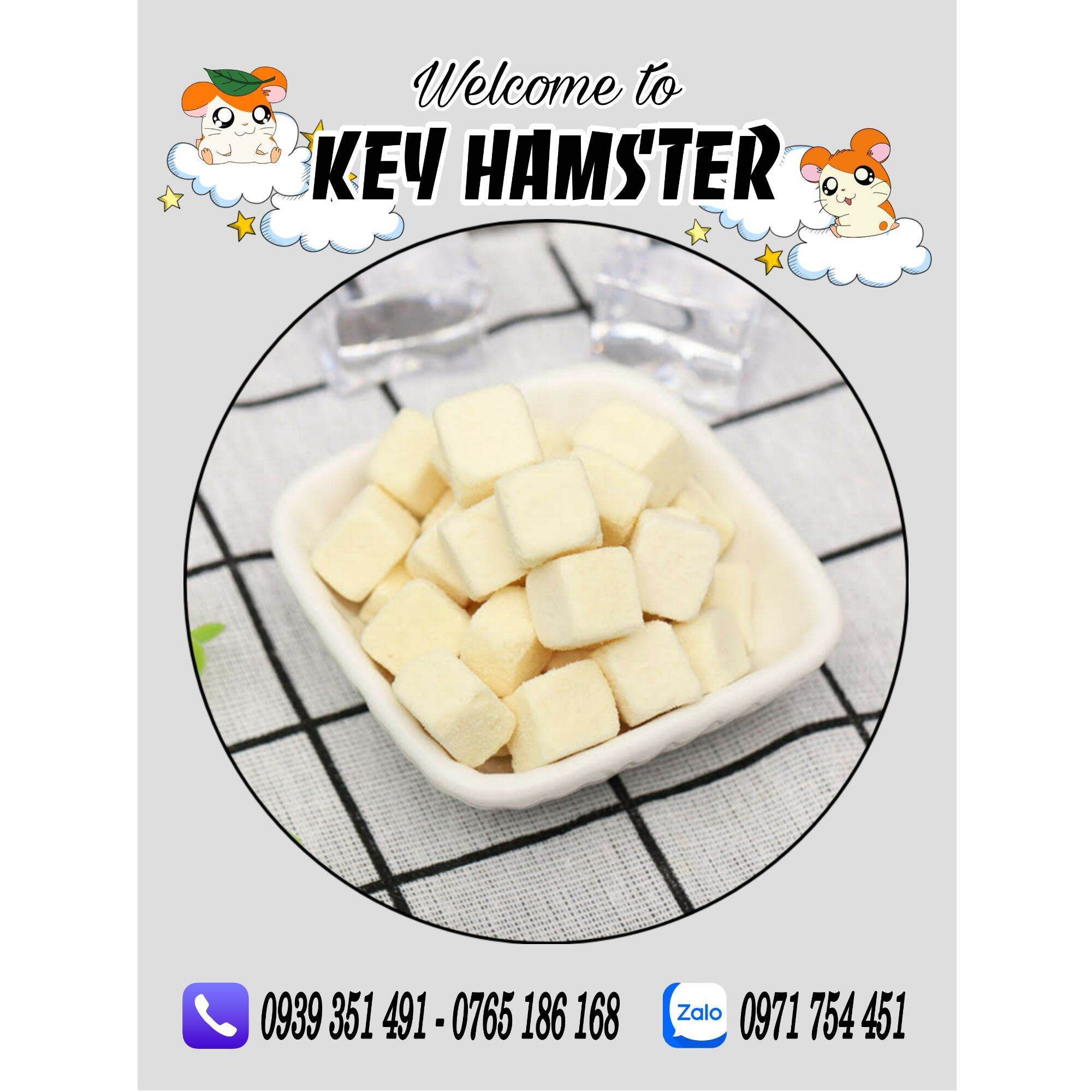 Đậu hủ sấy lạnh - giải nhiệt cho hamster.