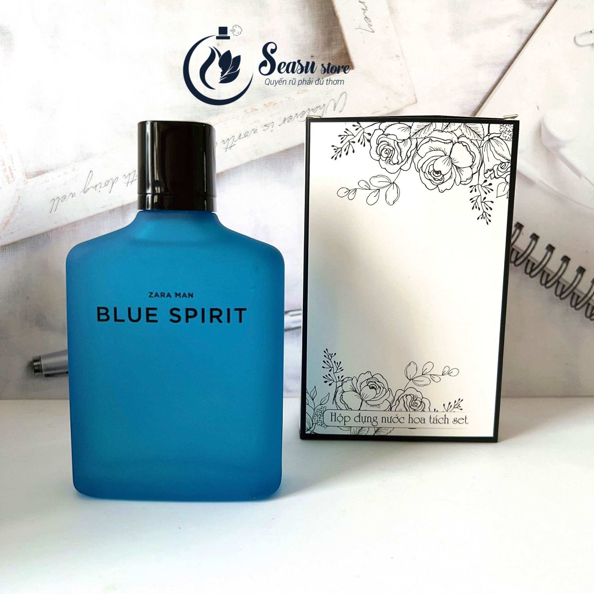 Nước hoa zara spirit blue 100ml tách sét