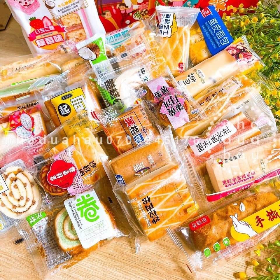 🔥🔥 hot - túi 1kg mix bánh tươi đài loan